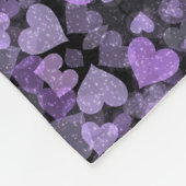 Violet Harmony Fleece Deken (Hoek)
