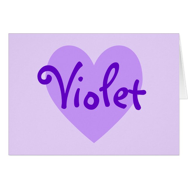 Violet Heart (Voorkant Horizontaal)