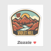 Violet Hill, Arkansas Sticker (Vel)