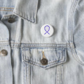 Violet Hodgkins Lymphoma Awareness Ribbon Button (In situ)
