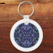 Violet Hour Art Deco sleutelhanger (Voorkant)