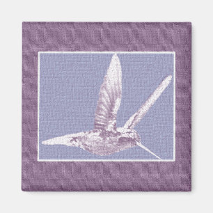 Violet Hummingbird Magnet Magneet