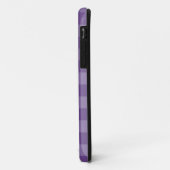 Violet ingecheckte achtergrond Case-Mate iPhone case (Achterkant/links)