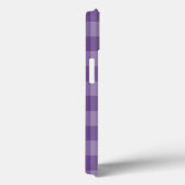 Violet ingecheckte achtergrond Case-Mate iPhone case (Achterkant / Rechts)