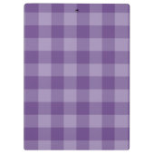 Violet ingecheckte achtergrond klembord (Achterkant)