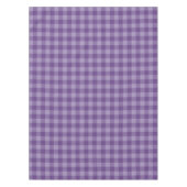 Violet ingecheckte achtergrond tafelkleed (Voorkant)