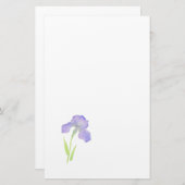 Violet Iris Briefpapier (Voorkant / Achterkant)