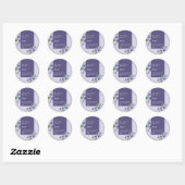 Violet Kruidenthee Zakelijk Etiket (Vel)