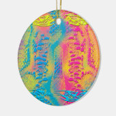 VIOLET LACE - digitaal - fractale kunst - Keramisch Ornament (Links)