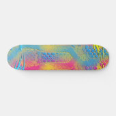 VIOLET LACE - digitaal - fractale kunst - Skateboard (Horizontaal)