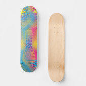VIOLET LACE - digitaal - fractale kunst - Skateboard (Voorkant)