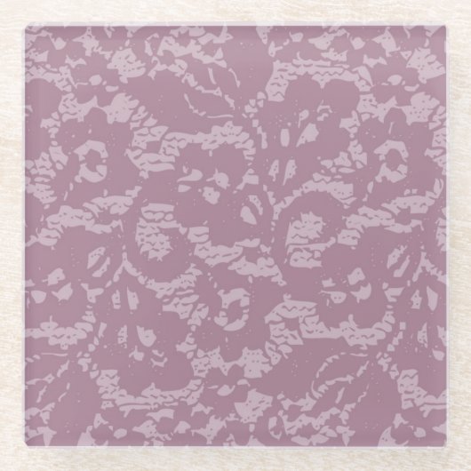 Violet lace glazen onderzetter (Voorkant)
