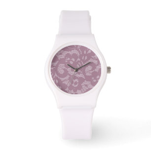 Violet lace horloge