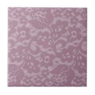 Violet lace tegeltje