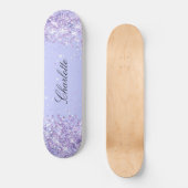 Violet lavendel naam elegant skateboard (Voorkant)