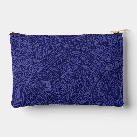 Violet & lavender Spiral Pattern Etui (Achterkant)