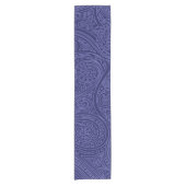Violet & lavender Spiral Pattern Korte Tafelloper (Voorkant)