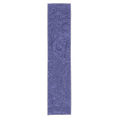 Violet & lavender Spiral Pattern Korte Tafelloper (Voorkant)
