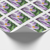 Violet lentescrocus cadeaupapier (Hoek)