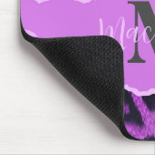 Violet Leopard Print Muismat (Hoek)