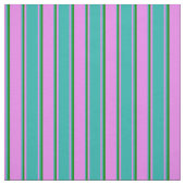Violet, licht Zee groen en groen gekleurd patroon Stof (Swatch)