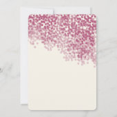 Violet Light Shower | Uitnodigingen voor weddensch (Achterkant)