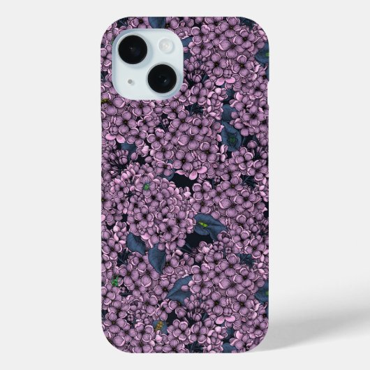 Violet Lila tuin Case-Mate iPhone Case (Achterkant)