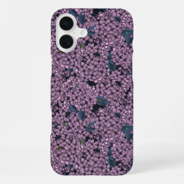 Violet Lila tuin iPhone 16 Plus Hoesje