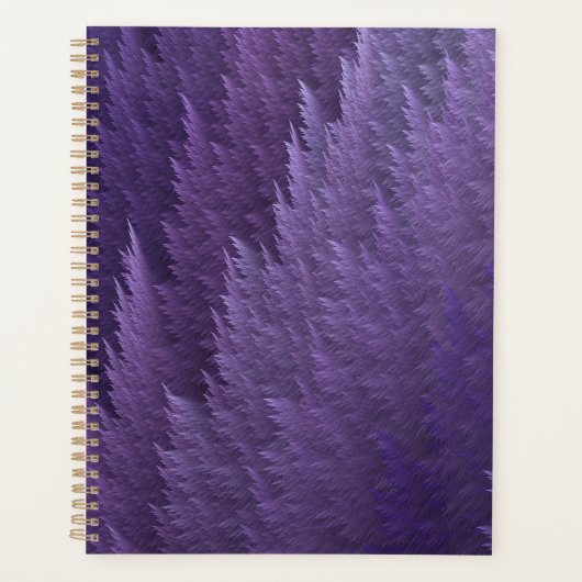 Violet Lilac Purple Tartan Feather Pattern (Devant)