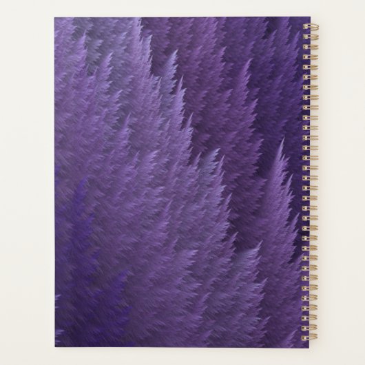 Violet Lilac Purple Tartan Feather Pattern (Dos)