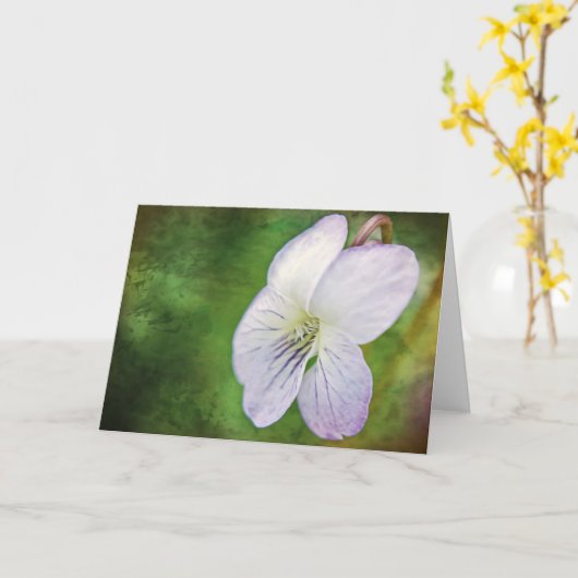 Violet look Scripting Kaart Micah 7:7 (Gele Bloem)