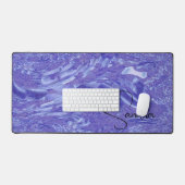 Violet Marmer Abstract Gepersonaliseerd Bureaumat (Keyboard & Muis)