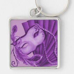 Violet Masquerade Sleutelhanger