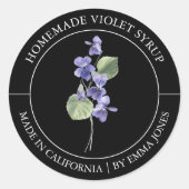 Violet Modern label (Voorkant)