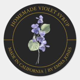 Violet Modern label