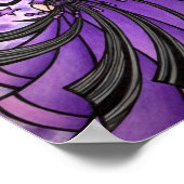 Violet Moon Goddess Belly Dancer Art Poster (Hoek)