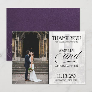 Violet New York City Passport Bedankkaart