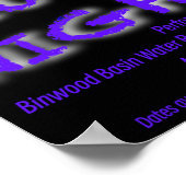 Violet Nights Band Poster (Coin)