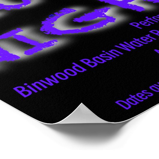 Violet Nights Band Poster (Coin)