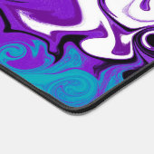 Violet, noir, blanc et turquoise (Coin)