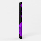Violet noir brossé iPhone 11 Coque | Personnalisab (Dos/Droite)