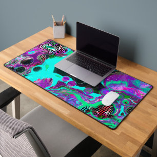 Violet, noir et Turquoise
