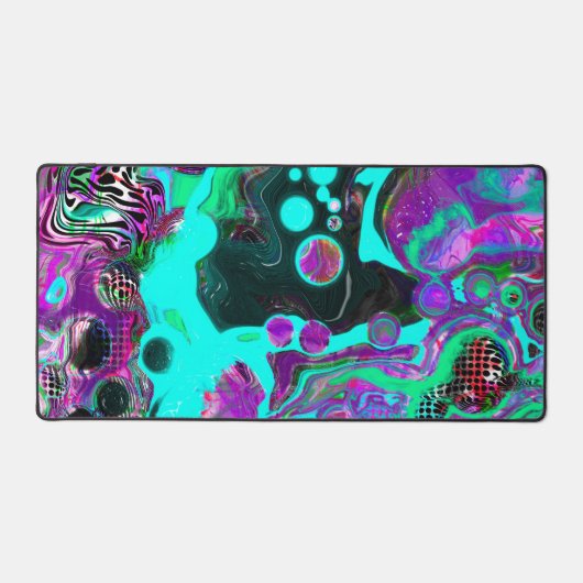 Violet, noir et Turquoise (Recto)