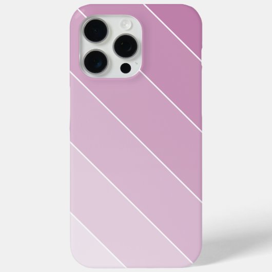 Violet Ombré Stripes Case-Mate iPhone Case (Achterkant)