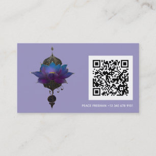 VIOLET ORakel MYSTIEK LOTUS SYMBOOL Visitekaartje