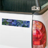 Violet paars roze blauwe hydrangeenbloem bumpersticker (Op Truck)