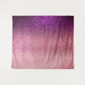 Violet Paars roze driestuksnep ombre gradiënt Wandkleed (Voorkant (horizontaal))