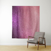 Violet Paars roze driestuksnep ombre gradiënt Wandkleed (In situ)