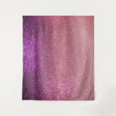 Violet Paars roze driestuksnep ombre gradiënt Wandkleed (Voorkant)