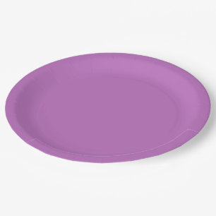 Violet Paarse effen kleur Papieren Bordje